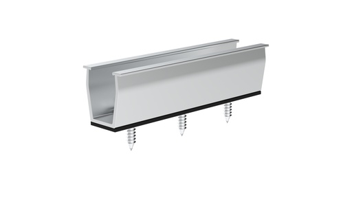 [760015] Trapezblech Schiene kurz 120mm mit EPDM