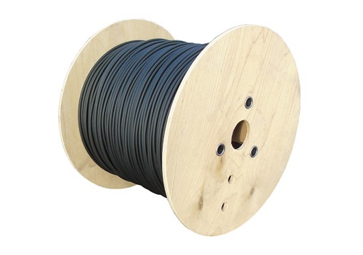 [790010] 6mm² Solarkabel H1Z2Z2-K Schwarz 1m