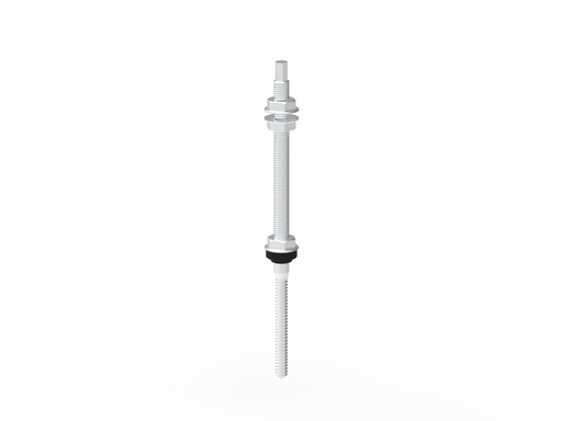 [760097] Stockschraube Edelstahl M10 250mm mit EPDM Abdichtung (inkl. 3*Sperrzahnmuttern) 